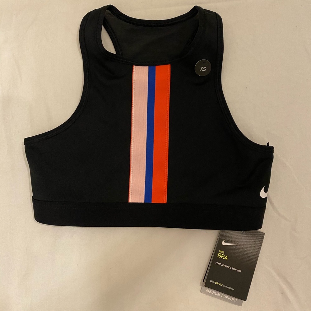 Nike Women Gym Elastic Sports Bra black XS NWT